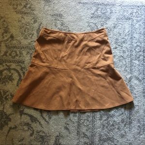 Amazing SUEDE camel/caramel skirt. Wonderful!